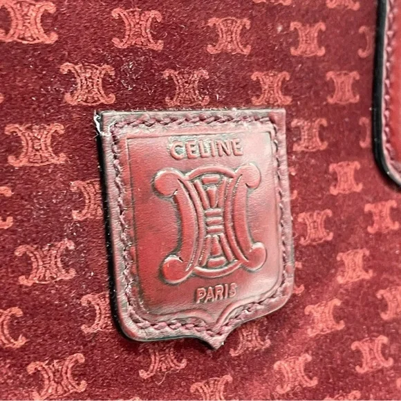 Celine Vintage 80s Diffusion Monogram Satchel Bag – Made in Italy - Picture 16 of 16